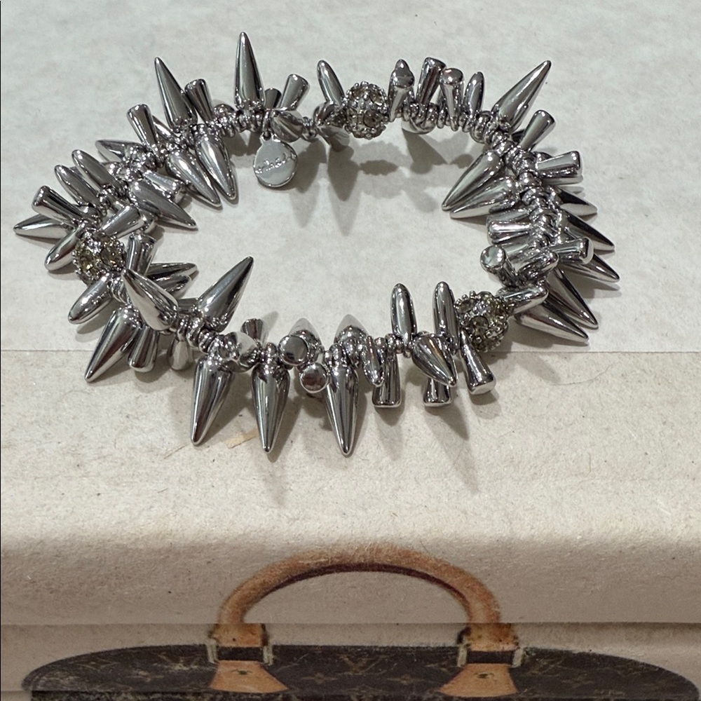 Stella & Dot Silver Spike Bracelet